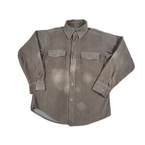1970’s VTG Coming Attractions Corduroy Shirt Tan Men’s Sz MD